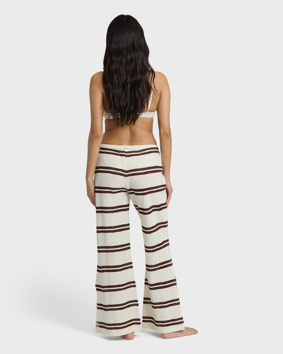 Billabong Hot Stripe Pants-Teak