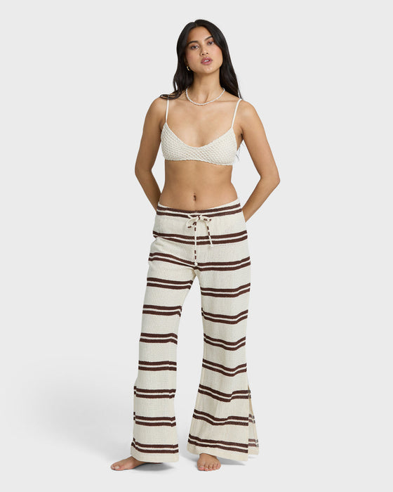 Billabong Hot Stripe Pants-Teak