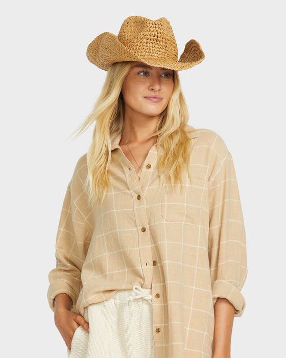 Billabong Take It West Hat-Natural