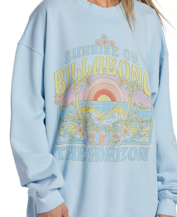 Billabong Ride In Sweatshirt-Bliss Blue