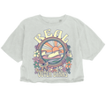 REAL Reluctant Beach Crop Tee-Cement