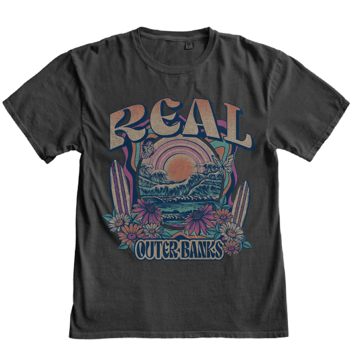 REAL Slantler Resort Tee-Coal
