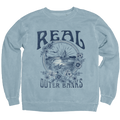 REAL Radner Ocean Crew Sweatshirt-Denim