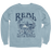 REAL Radner Ocean Crew Sweatshirt-Denim