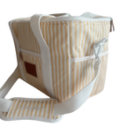 Local Beach Packable Canvas Stripe Cooler-Golden Haze