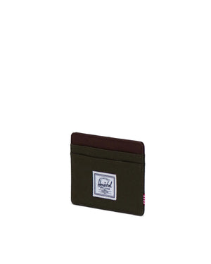 Herschel Charlie Wallet-Ivy Green/Chicory Coffee— Alternate View
