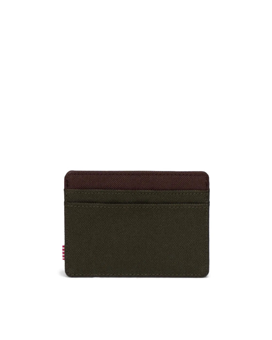 Herschel Charlie Wallet-Ivy Green/Chicory Coffee