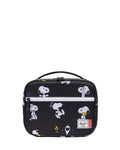 Herschel Peanuts Pop Quiz Lunchbox-Snoopy and Woodstock Black