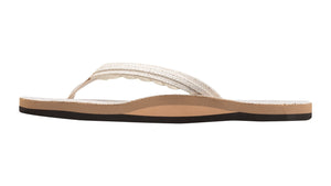 Rainbow W's Flirty Braidy Hemp Sandal-Natural— Alternate View