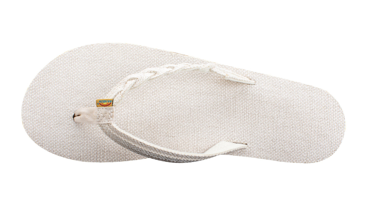 Rainbow W's Flirty Braidy Hemp Sandal-Natural
