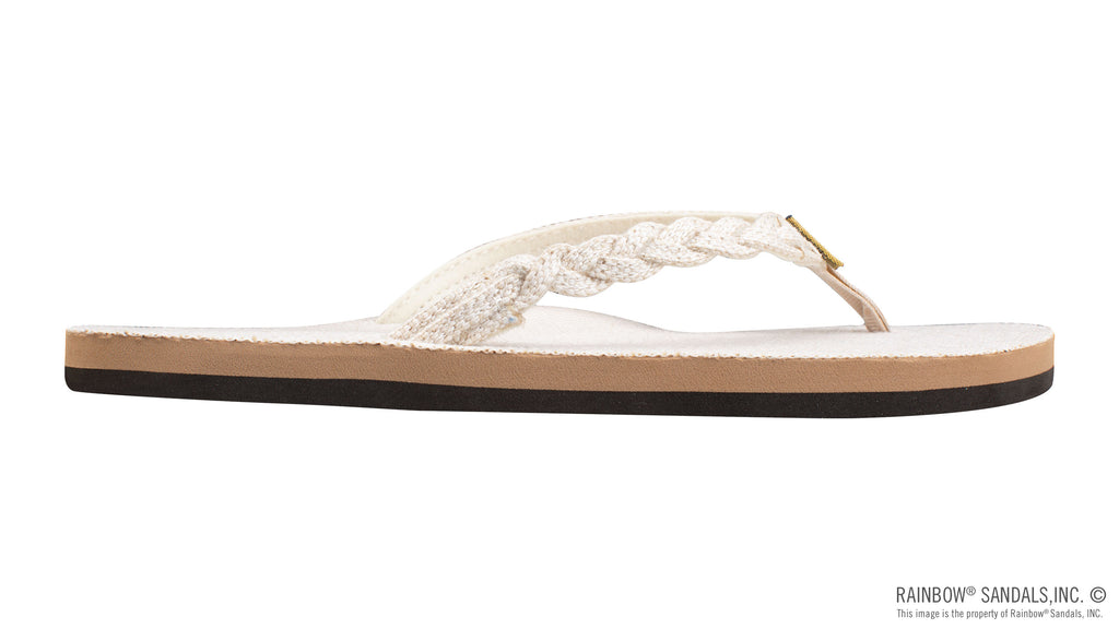 Rainbow W's Flirty Braidy Hemp Sandal-Natural