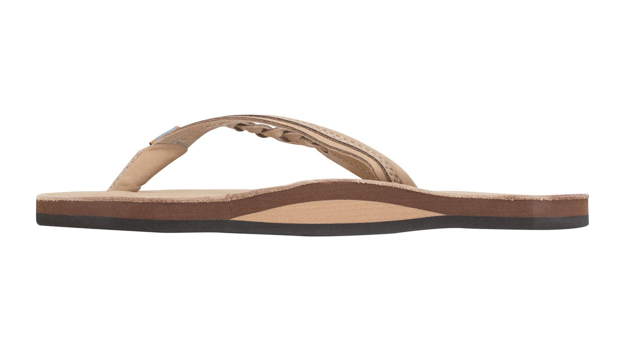 Rainbow Flirty Braidy Sandal-Sierra Brown