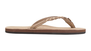 Rainbow Flirty Braidy Sandal-Sierra Brown