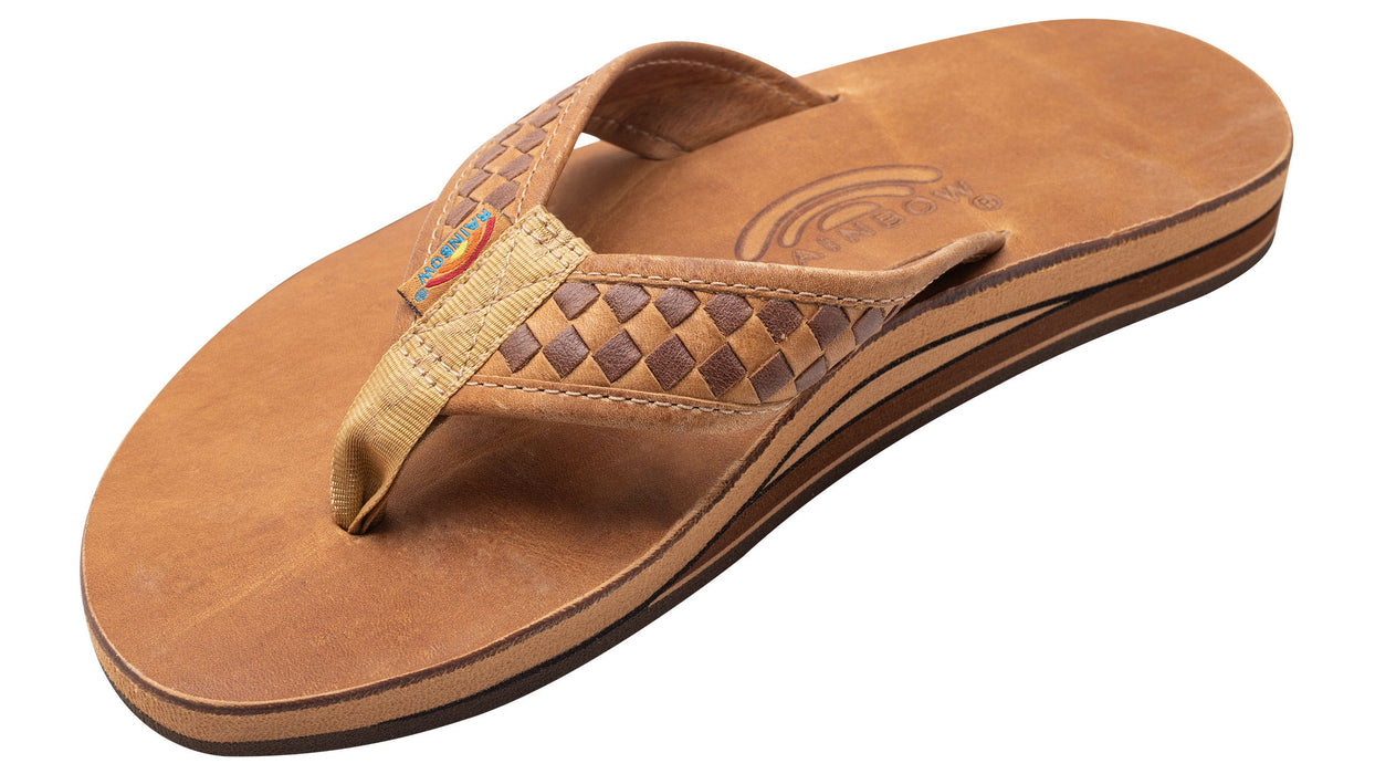 Rainbow Bentley Sandal-Buckskin