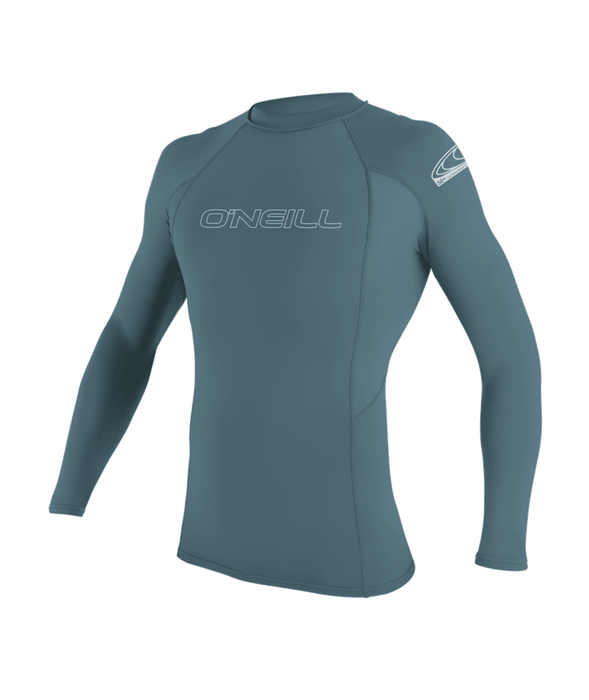 O'Neill Basic Skins 50+ L/S Rashguard-Dusty Blue