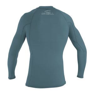 O'Neill Basic Skins 50+ L/S Rashguard-Dusty Blue