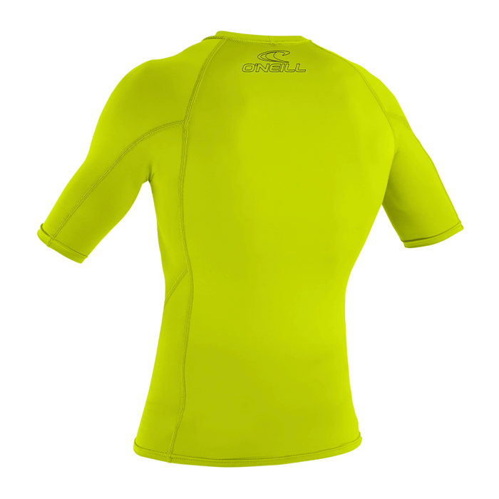 O'Neill Youth Basic Skins 50+ S/S Rashguard-Lime