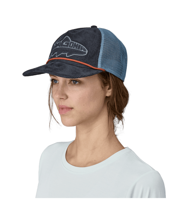 Patagonia Fly Catcher Hat-Wild Waterline: Smolder Blue