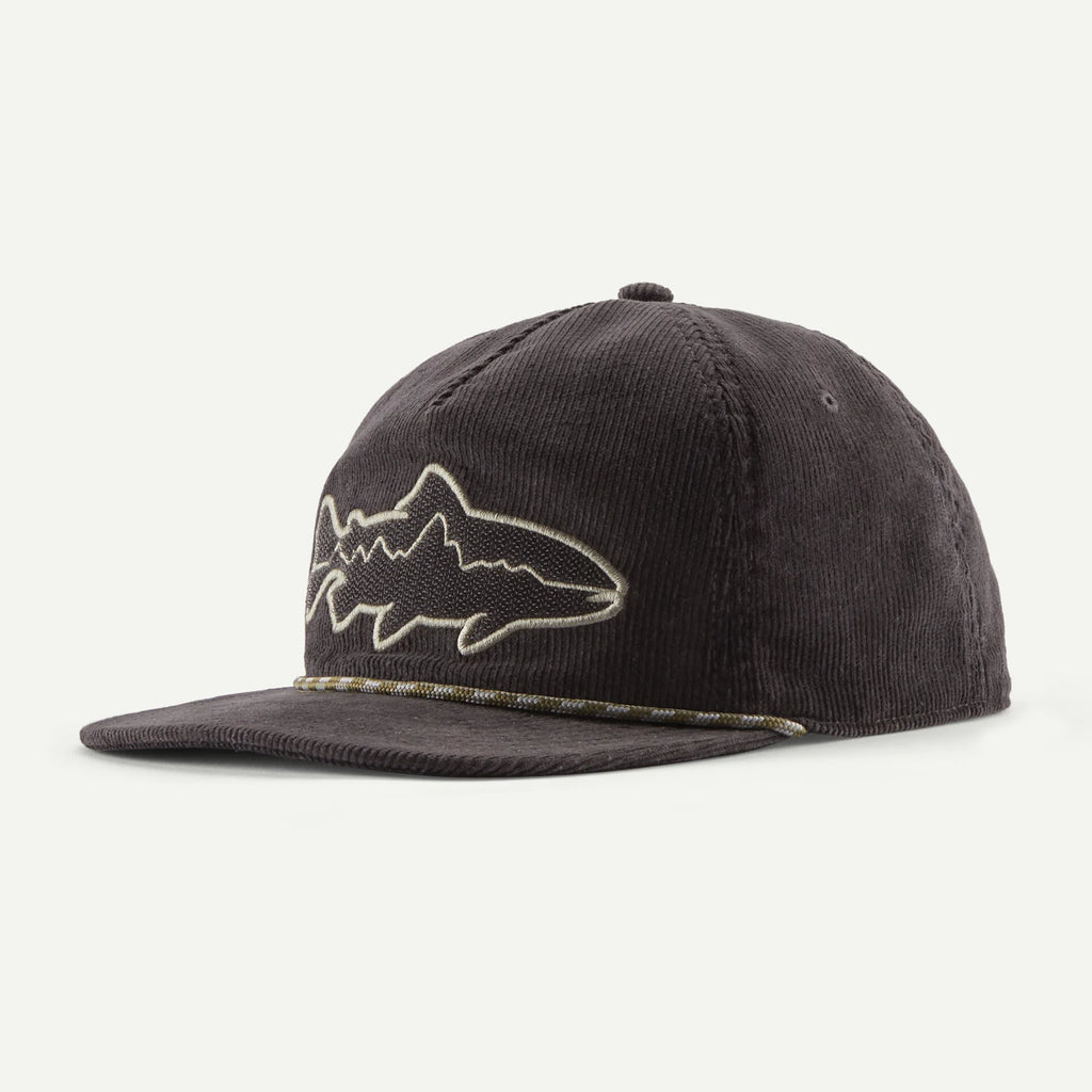Patagonia Fly Catcher Hat-Fitz Roy Trout: Ink Black