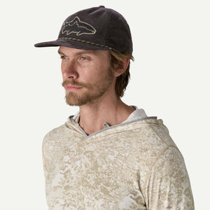 Patagonia Fly Catcher Hat-Fitz Roy Trout: Ink Black