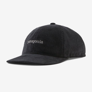 Patagonia Corduroy Hat-Text Logo: Ink Black
