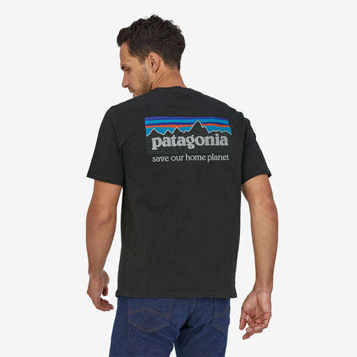 Patagonia P-6 Mission Organic Tee-Ink Black