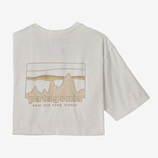 Patagonia 73 Skyline Organic Tee-Birch White — REAL Watersports