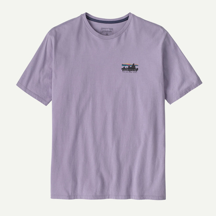 Patagonia 73 Skyline Organic Tee-Concrete Purple