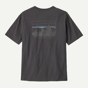 Patagonia 73 Skyline Organic Tee-Ink Black