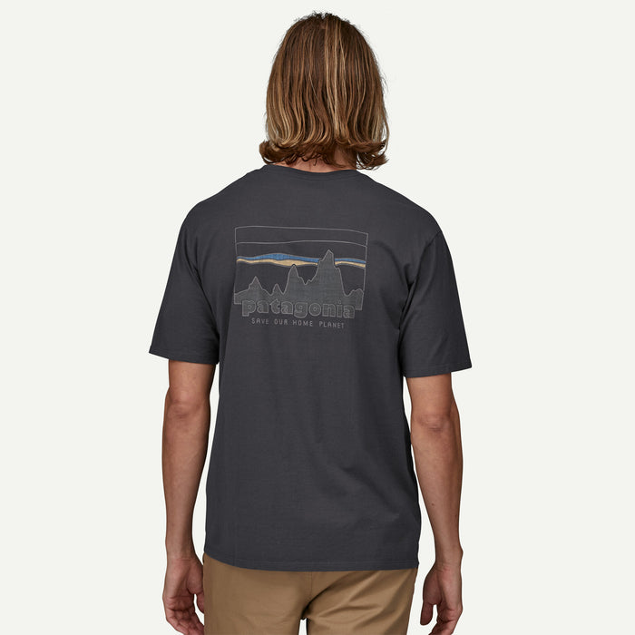 Patagonia 73 Skyline Organic Tee-Ink Black