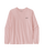 Patagonia P-6 Logo L/S Responsibili-Tee-P-6 Outline: Whisker Pink