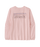 Patagonia P-6 Logo L/S Responsibili-Tee-P-6 Outline: Whisker Pink