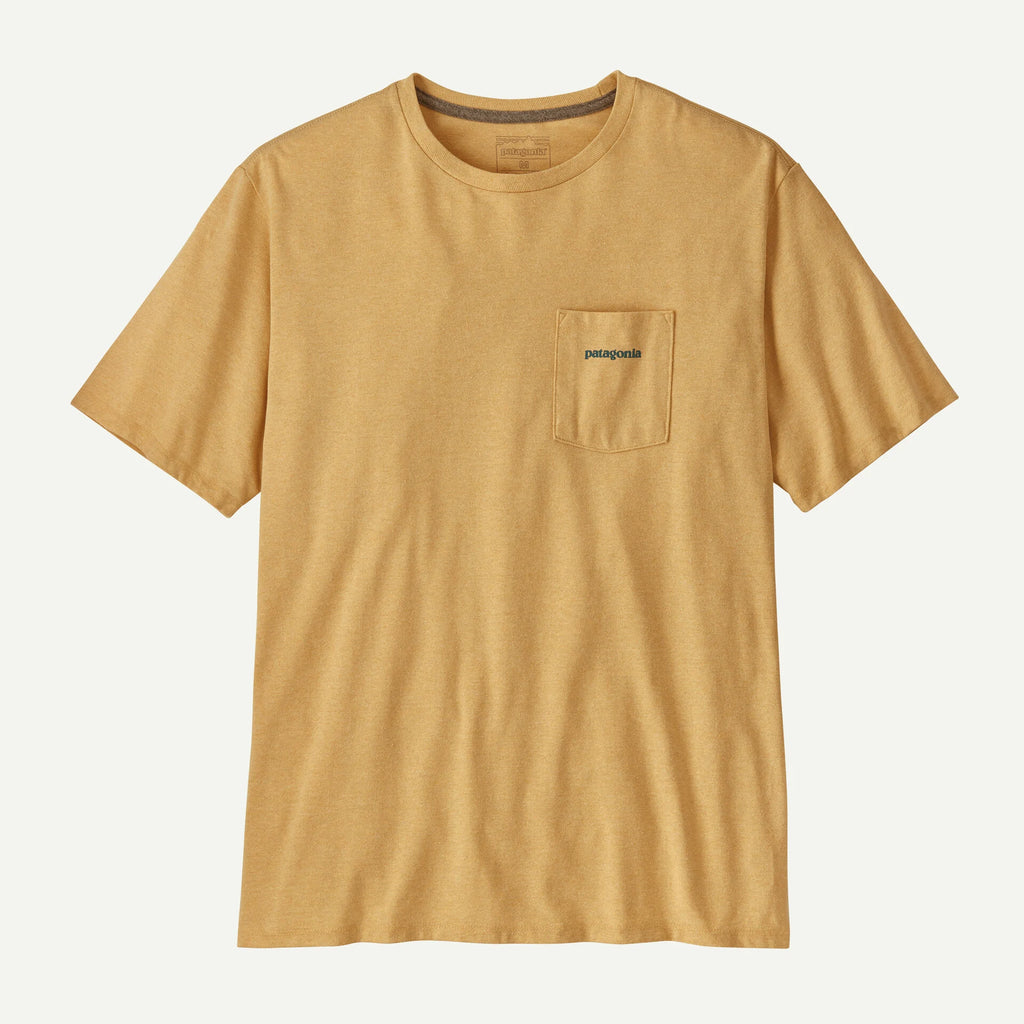 Patagonia Boardshort Logo Pocket Responsibili-Tee-Beeswax Tan