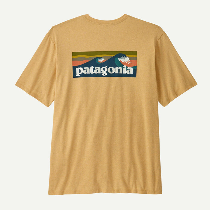 Patagonia Boardshort Logo Pocket Responsibili-Tee-Beeswax Tan