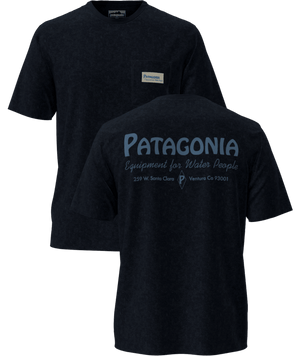 Patagonia Water People Organic Pocket Tee-Ink Black