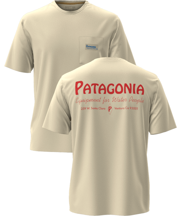 Patagonia Water People Organic Pocket Tee-Undyed Natural Patagonia Water People Organic Pocket Tee-Undyed Natural