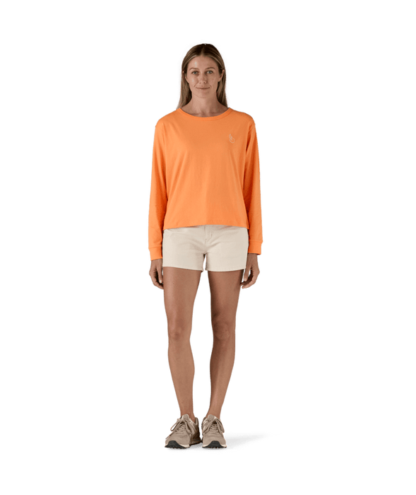 Patagonia Swelldrifter Easy Cut Organic L/S Tee-Heirloom Peach