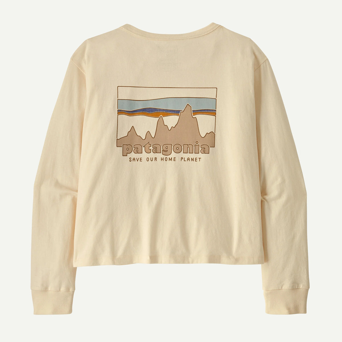 Patagonia 73 Skyline Easy Cut Organic L/S Tee-Undyed Natural