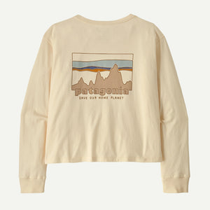 Patagonia 73 Skyline Easy Cut Organic L/S Tee-Undyed Natural