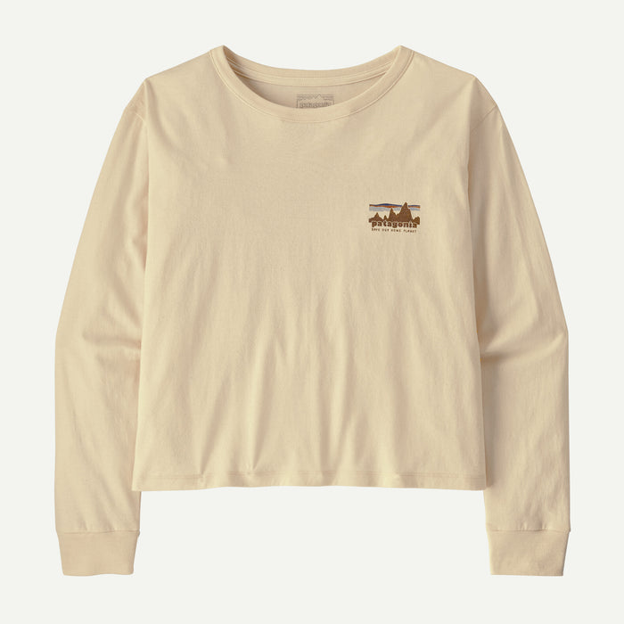 Patagonia 73 Skyline Easy Cut Organic L/S Tee-Undyed Natural