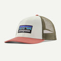 Patagonia P-6 Logo LoPro Trucker Hat-Birch White