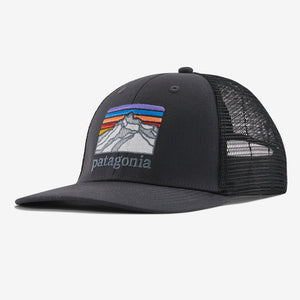 Patagonia Line Logo Ridge LoPro Trucker Hat-Ink Black