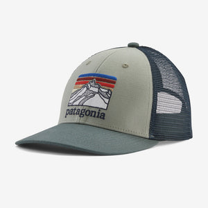 Patagonia Line Logo Ridge LoPro Trucker Hat-Sleet Green