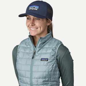 Patagonia P-6 Logo Trucker Hat-New Navy