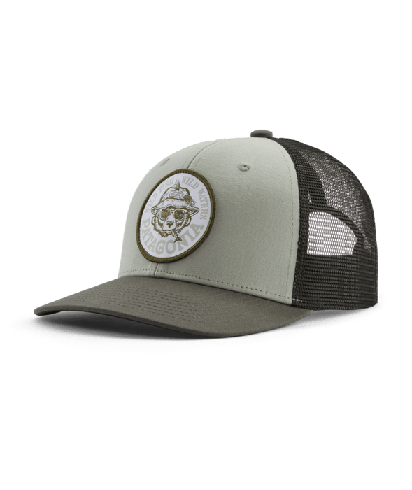 Patagonia Take a Stand Trucker Hat-Wild Grizz: Sleet Green — REAL