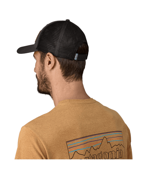 Patagonia Flying Fish LoPro Trucker Hat-Flying Fish Fork: Ink Black