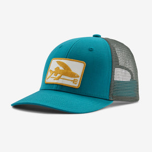 Patagonia Flying Fish LoPro Trucker Hat-Flying Fish Fork: Belay Blue