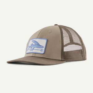 Patagonia Flying Fish LoPro Trucker Hat-Marlow Brown