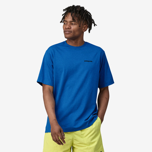 Patagonia P-6 Logo Responsibili-Tee-P-6 Outline: Vessel Blue