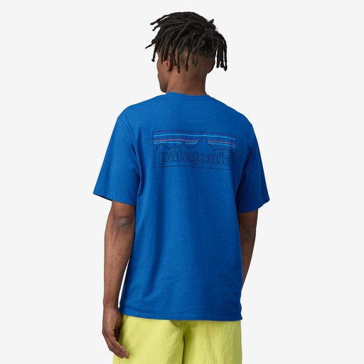 Patagonia P-6 Logo Responsibili-Tee-P-6 Outline: Vessel Blue